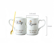2024 Special Couple Gifts, Creative Couple Cup,Patron Reusable Cups,Mini Coffee Cup,Kissing cup,2 Pieces/Set Couple Coffee Cup, Special Gift for Lover, Wedding, Wedding Anniversary, Birthday, Mother's Day, Women's Day Drink Cup Romantic Ceramic Cup
