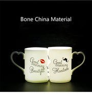 2024 Special Couple Gifts, Creative Couple Cup,Patron Reusable Cups,Mini Coffee Cup,Kissing cup,2 Pieces/Set Couple Coffee Cup, Special Gift for Lover, Wedding, Wedding Anniversary, Birthday, Mother's Day, Women's Day Drink Cup Romantic Ceramic Cup