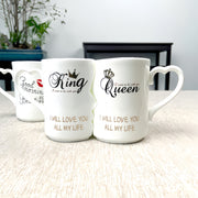 2024 Special Couple Gifts, Creative Couple Cup,Patron Reusable Cups,Mini Coffee Cup,Kissing cup,2 Pieces/Set Couple Coffee Cup, Special Gift for Lover, Wedding, Wedding Anniversary, Birthday, Mother's Day, Women's Day Drink Cup Romantic Ceramic Cup